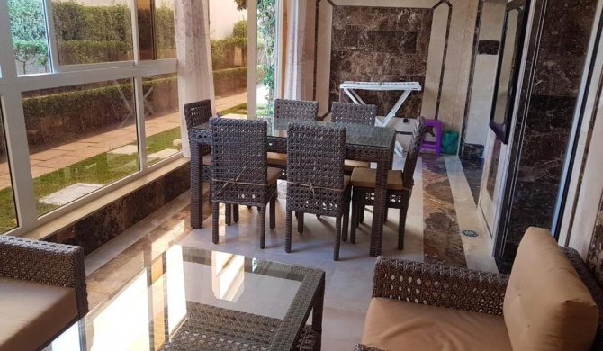 2 bedrooms appartement with shared pool and enclosed garden at Casablanca 1 km away from the beach