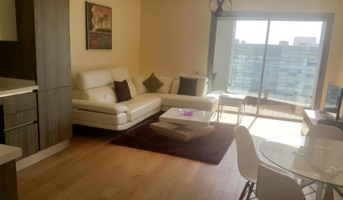 One bedroom appartement with sea view enclosed garden and wifi at Casablanca