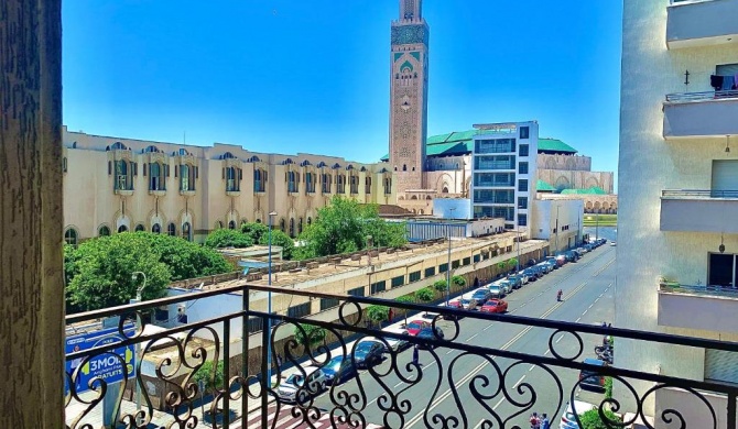 Sab 8 - Amazing view. 2 bedrooms in front of the mosque Hassan. Perfect location