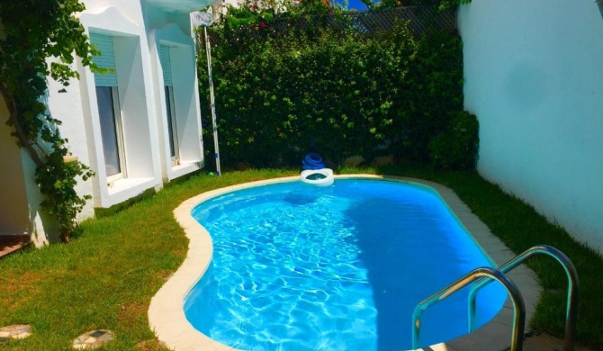 4 bedrooms villa at Dar Bouazza Tamaris 200 m away from the beach with private pool and enclosed garden