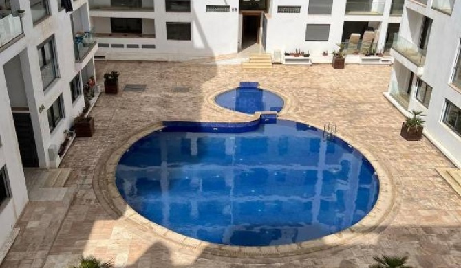 Magnifique appartement avec piscine à Agadir bay