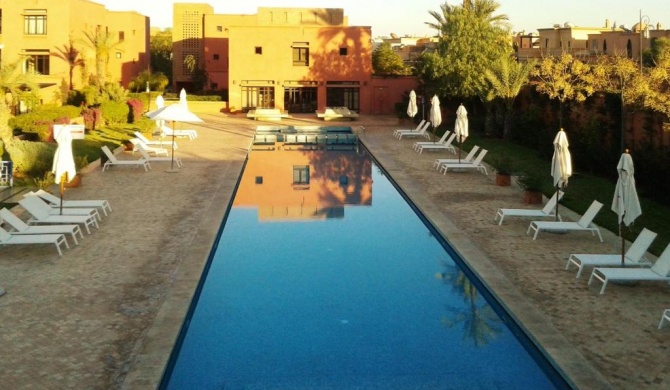 2 bedrooms appartement with shared pool enclosed garden and wifi at Marrakech