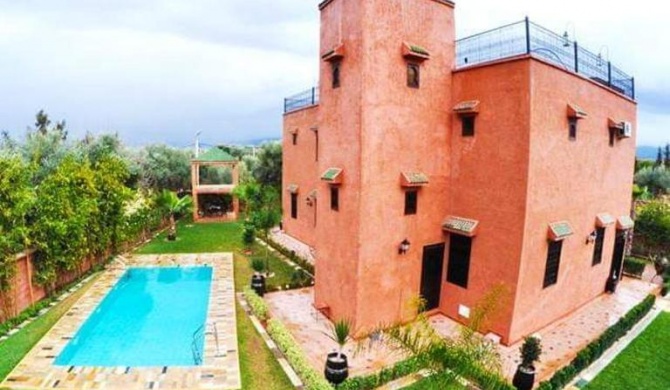 3 bedrooms villa with private pool enclosed garden and wifi at Aghmat