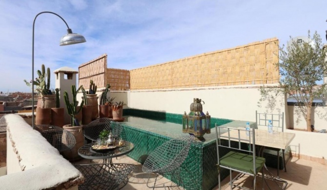 Riad103 chauffée sur le jacuzzi in rooftop & pool SPA