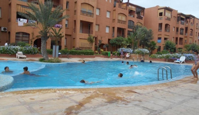 Appartement Ricoflores Mohamedia 2ème étage vue piscine