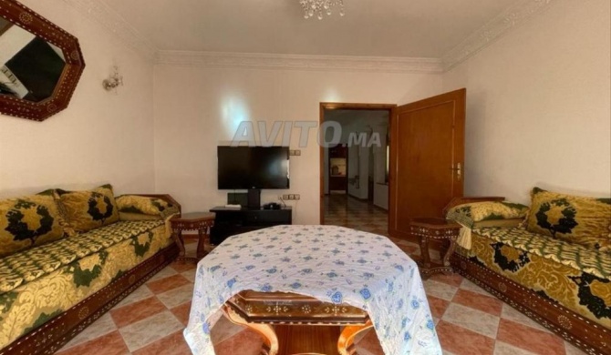 Appartement spacieux meublé quartier Ennasr Tanger
